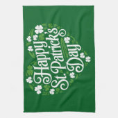 Prettig St. Patrick's Dag  Theedoek (Verticaal)