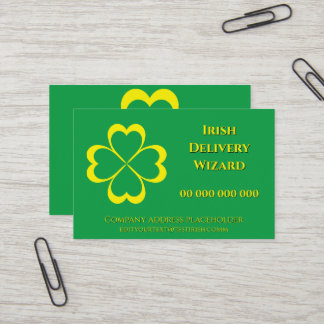 Prettig St. Patrick's Dag! Visitekaartje