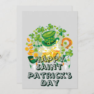 Prettig St. Patrick's Day Feestdagenkaart