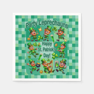 Prettig St. Patrick's Day "Feestkabouters" Servet