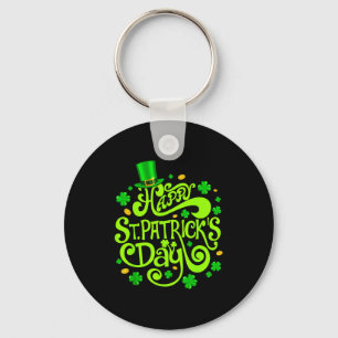 Prettig St. Patrick's Day grappige shamrock Ierse Sleutelhanger