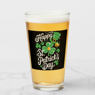 Prettig St Patrick's Day Iers erfgoed St Patty's Glas
