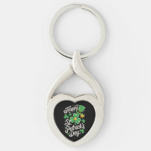 Prettig St Patrick's Day Iers erfgoed St Patty's Sleutelhanger