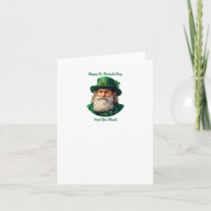 Prettig St. Patrick's Day...Iers Je Zou Sticker Kaart