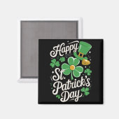 Prettig St Patrick's Day Ierse Erfgoed St Patty's  Magneet (Voorkant / Achterkant)