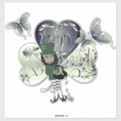 "Prettig St. Patrick's Day" Kabouter Sticker (Vel)