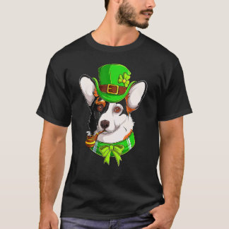 Prettig St Patrick's Day Leuke Sint Patricks Corgi T-shirt