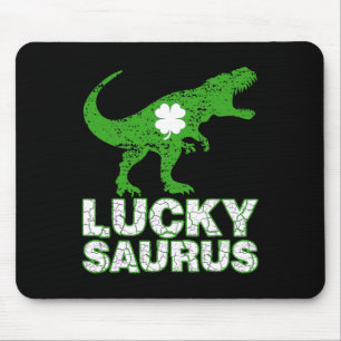 Prettig St. Patrick's Day Luckysaurus Dinosaurus S Muismat