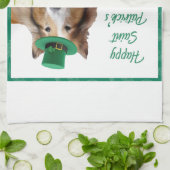 Prettig St. Patrick's Day Theedoek (Gevouwen)