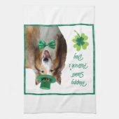 Prettig St. Patrick's Day Theedoek (Verticaal)