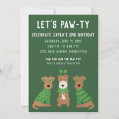 Prettig St. Patrick's Day Welshe Draadharige Vosse Kaart (Voorkant)