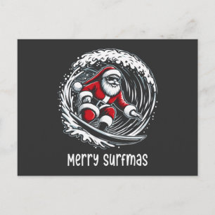 Prettig Surfkerstfeest Feestdagenkaart