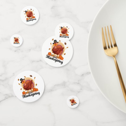 Prettig Thanksgiving Confetti (Groep)