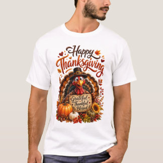 Prettig Thanksgiving – Dankbaar en erkentelijk T-shirt