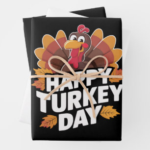 Prettig Thanksgiving Day Kerstcadeau  Inpakpapier Vel