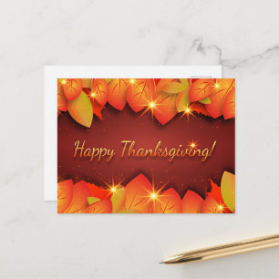 Prettig Thanksgiving, decoratief, Briefkaart