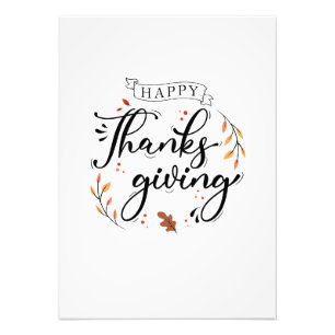 Prettig Thanksgiving Foto Afdruk