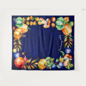 Prettig Thanksgiving  Fotobackdrop Oogst Herfst Wandkleed (Voorkant (horizontaal))