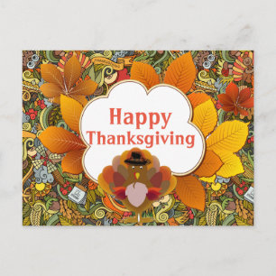 Prettig Thanksgiving Groet Briefkaart