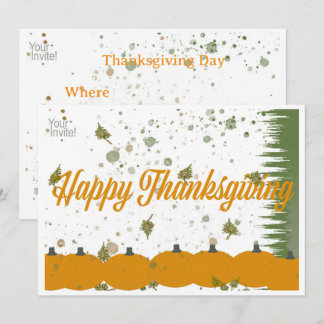 Prettig Thanksgiving Kaart