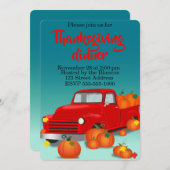 Prettig Thanksgiving Kaart (Voorkant / Achterkant)