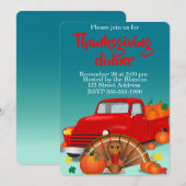 Prettig Thanksgiving Kaart (Voorkant / Achterkant)