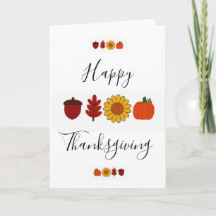 Prettig Thanksgiving Kaart