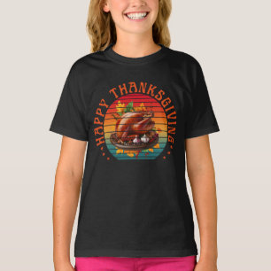 Prettig thanksgiving kalkoen herfst seizoen herfst t-shirt