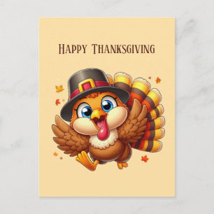 Prettig Thanksgiving kalkoen liefhebbers Feestdagenkaart