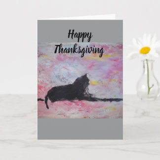 Prettig Thanksgiving lege wenskaart Kaart