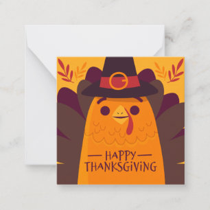Prettig Thanksgiving Notitiekaartje
