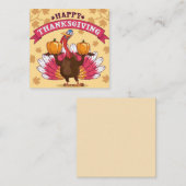 Prettig Thanksgiving Notitiekaartje (Voorkant / Achterkant)