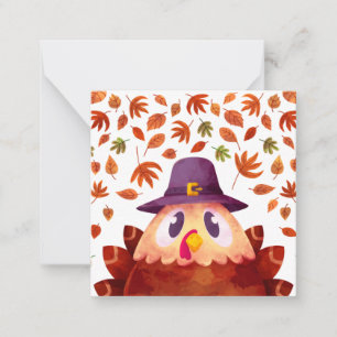 Prettig Thanksgiving Notitiekaartje