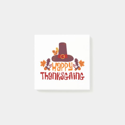 Prettig Thanksgiving Post-it® Notes (Voorkant)