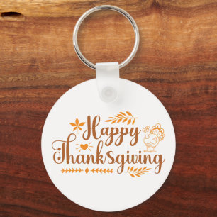 Prettig Thanksgiving Sleutelhanger
