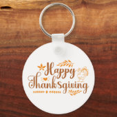 Prettig Thanksgiving Sleutelhanger (Voorkant)