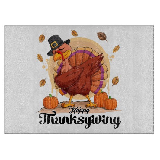 Prettig Thanksgiving Snijplank (Voorkant)