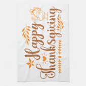 Prettig Thanksgiving Theedoek (Verticaal)
