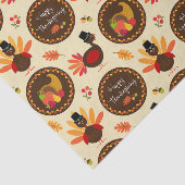 Prettig Thanksgiving Tissuepapier (Detail)