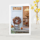 PRETTIG THANKSGIVING TOEGEWENST AAN EEN "ZEER BIJZ KAART (Gele Bloem)