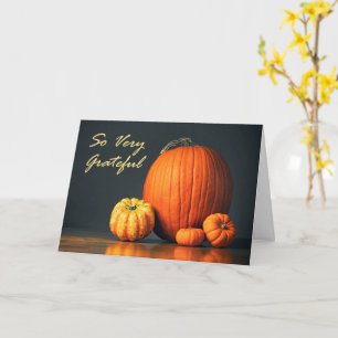 Prettig Thanksgiving Voor Iedereen Pompoenen Still Kaart