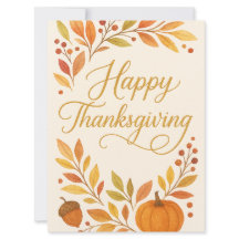 Prettig Thanksgiving Wenskaart