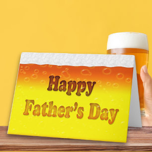 Prettig Vaderdag Plezierige Bier  Kaart