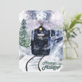 Prettig vakantie Northern Express kaart (Staand voorkant)