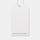 Prettig Vakantie Panda Cadeaulabel (Achterkant)