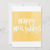 prettig vakantie tekst kunst kaart (Achterkant)