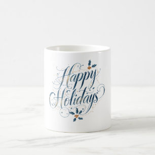 Prettig Vakantiefeest Kerstmis Familie Nieuwjaar Koffiemok