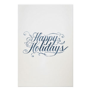 Prettig Vakantiefeest Kerstmis Familie Nieuwjaar Perfect Poster