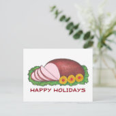 Prettig vakantieglas Hamdiner Voedsel Illustratie Feestdagenkaart (Staand voorkant)