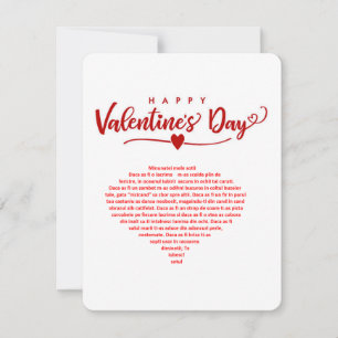 Prettig Valentijnsdag Feestdagenkaart